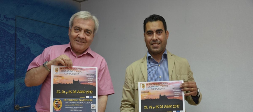 Del Pino (izquierda) y Andreu Linares han presentado el torneo Ciudad de Toledo