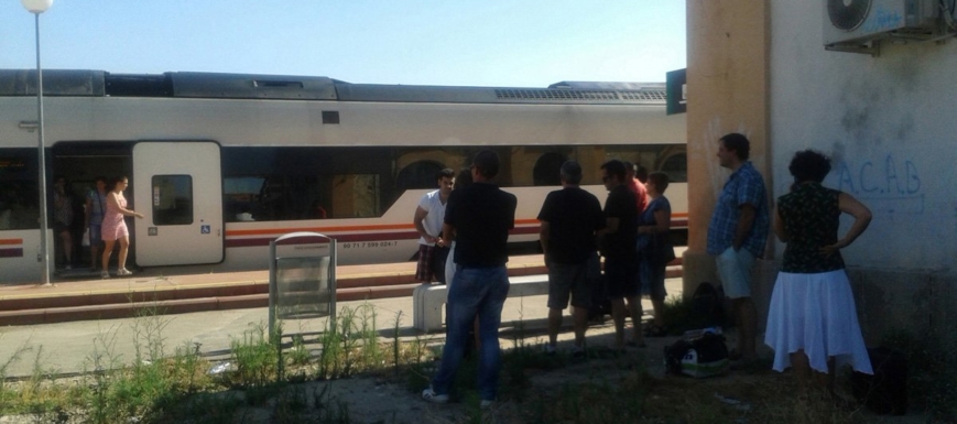 Tren de Talavera a Madrid que quedó averiado
