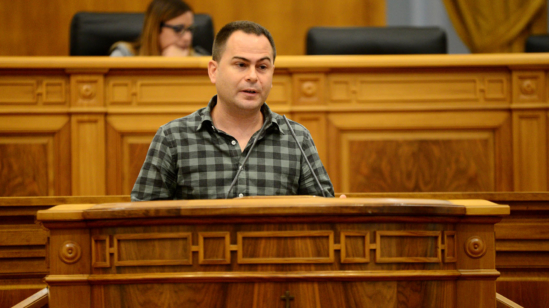 David Lorente, diputado de Podemos en las Cortes de CLM