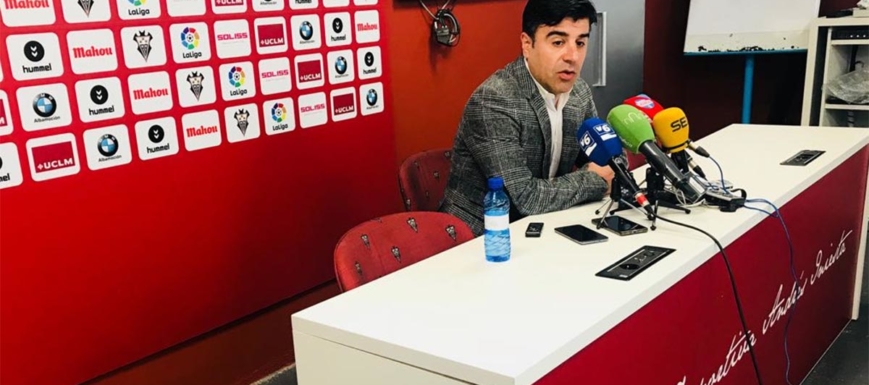 El director deportivo del Albacete, Nico Rodríguez