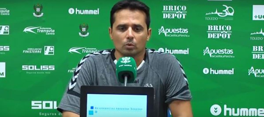 Fran Cano, tras la primera victoria del Toledo
