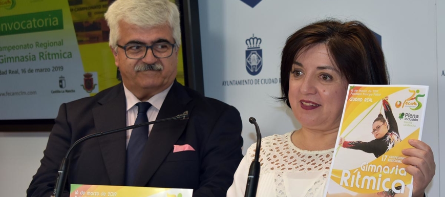 Presentación del Campeonato regional de gimnasia rítmica en Ciudad Real