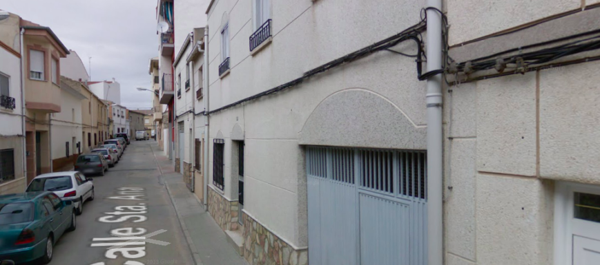 El incendio se ha producido en la calle de Santa Ana