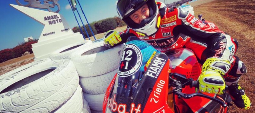 Álvaro Bautista, tras la prueba de Jerez