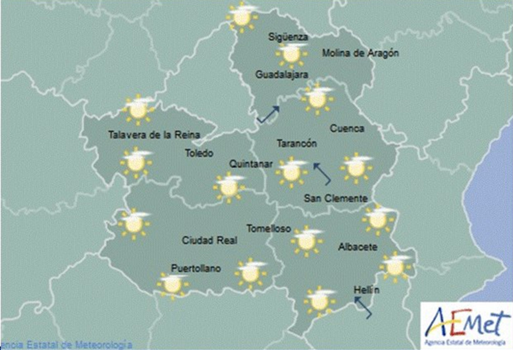 Hoy, miércoles 25, cielos despejados y temperaturas estables en