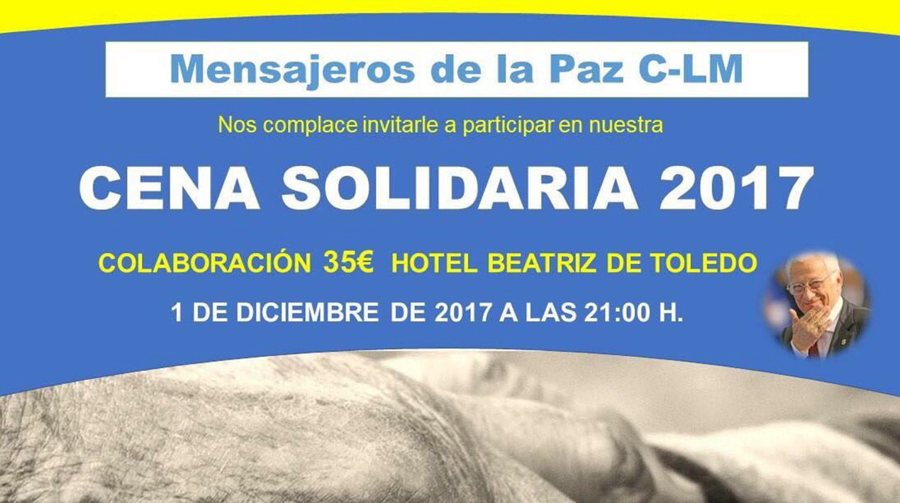 Mensajeros de la Paz invita a su cena solidaria en el ...