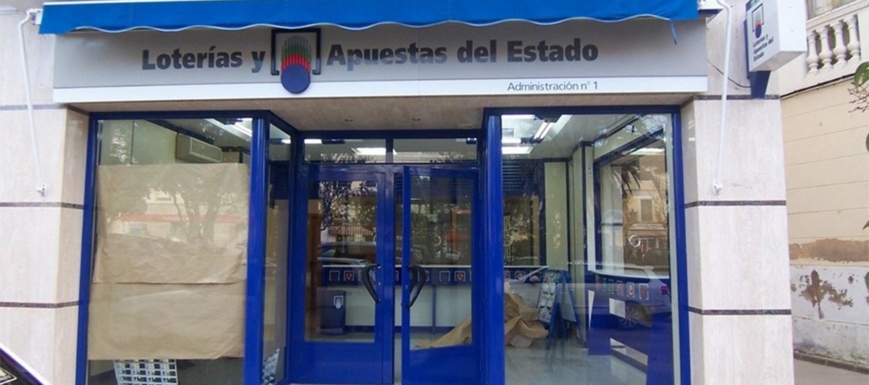 Un local de loterías del Estado