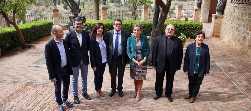 Autoridades en la presentación del Festival de Música El Greco