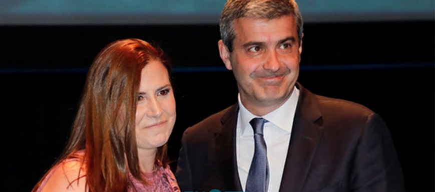 Excelentes 2019: Álvaro Gutiérrez, con la alcaldesa de Cebolla