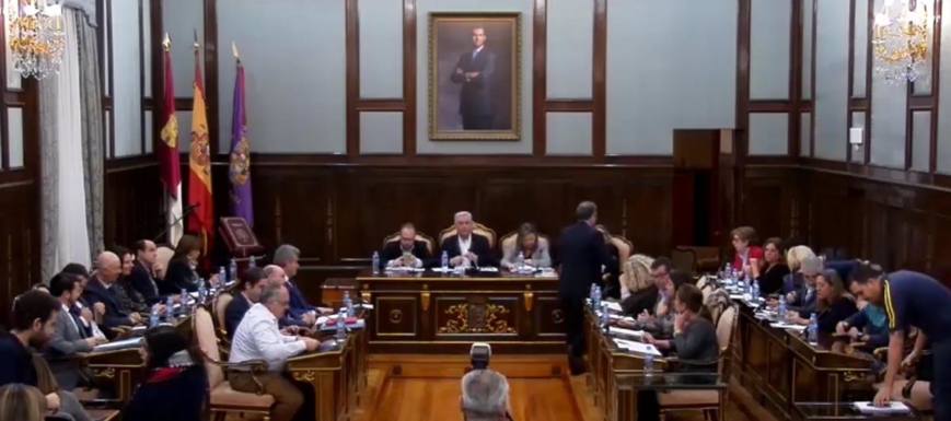 Imagen de una sesión anterior del Pleno de la Diputación de Guadalajara