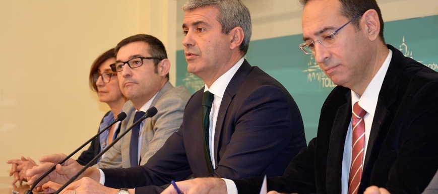 Foto de archivo del presidente y los vicepresidentes de la Diputación de Toledo