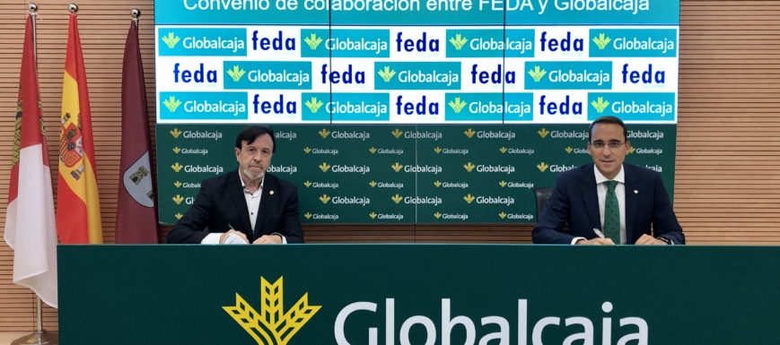 Firma de convenio entre FEDA y Globalcaja